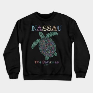 Nassau, Bahamas, Sea Turtle Crewneck Sweatshirt